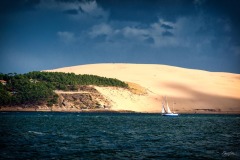 Voiler et la Dune du Pyla Voiler et la Dune du Pyla